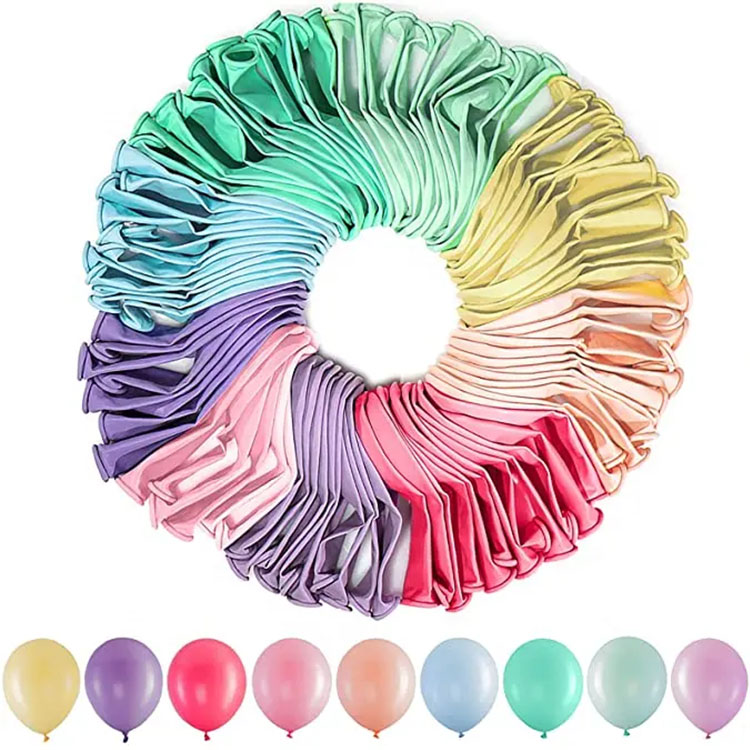 What are the packaging methods for latex balloons