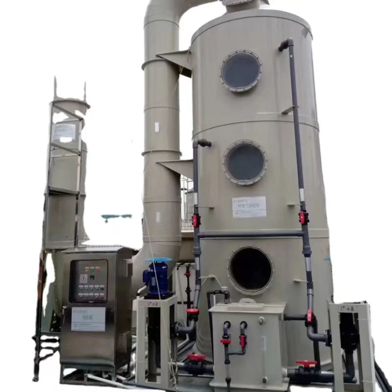 How the spray tower works